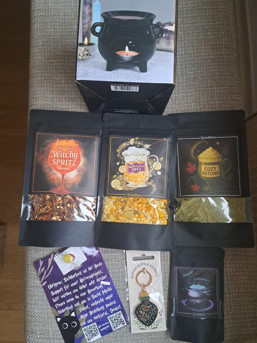 Customer photo review of Cozy Autumn – Grüner Tee mit Matcha, Sahne & Vanille | Herbst Tee