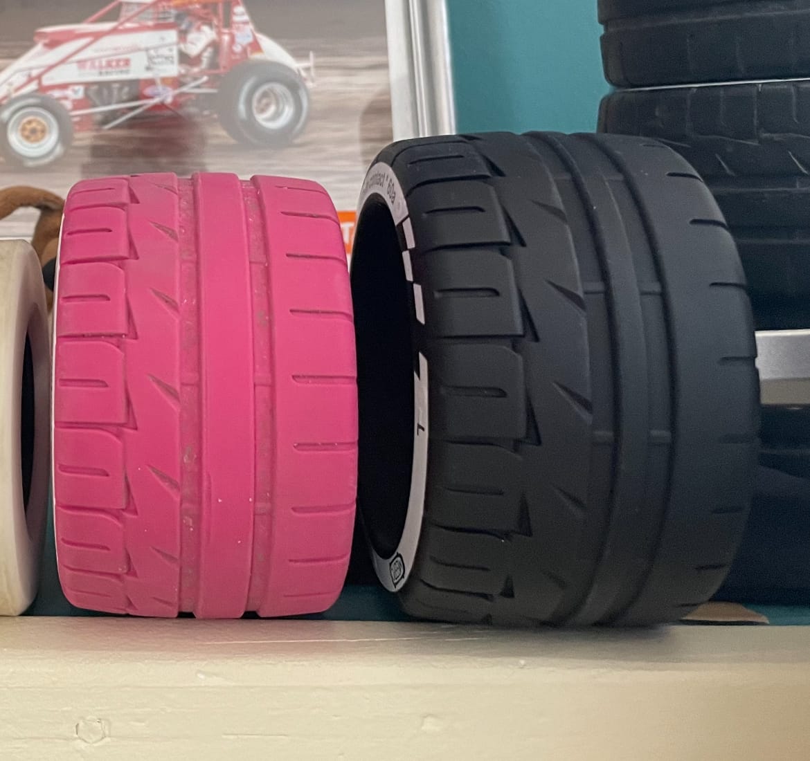Customer photo review of 115s Cyclone Rubber Wheels