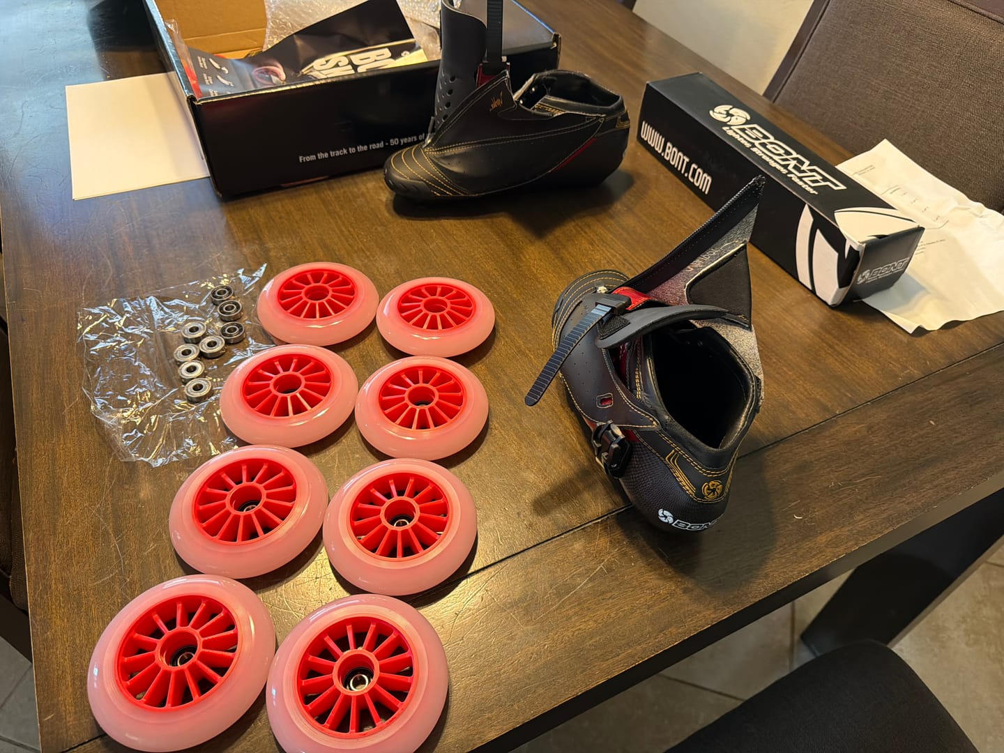 Customer photo review of Elemental Inline Skate Wheel