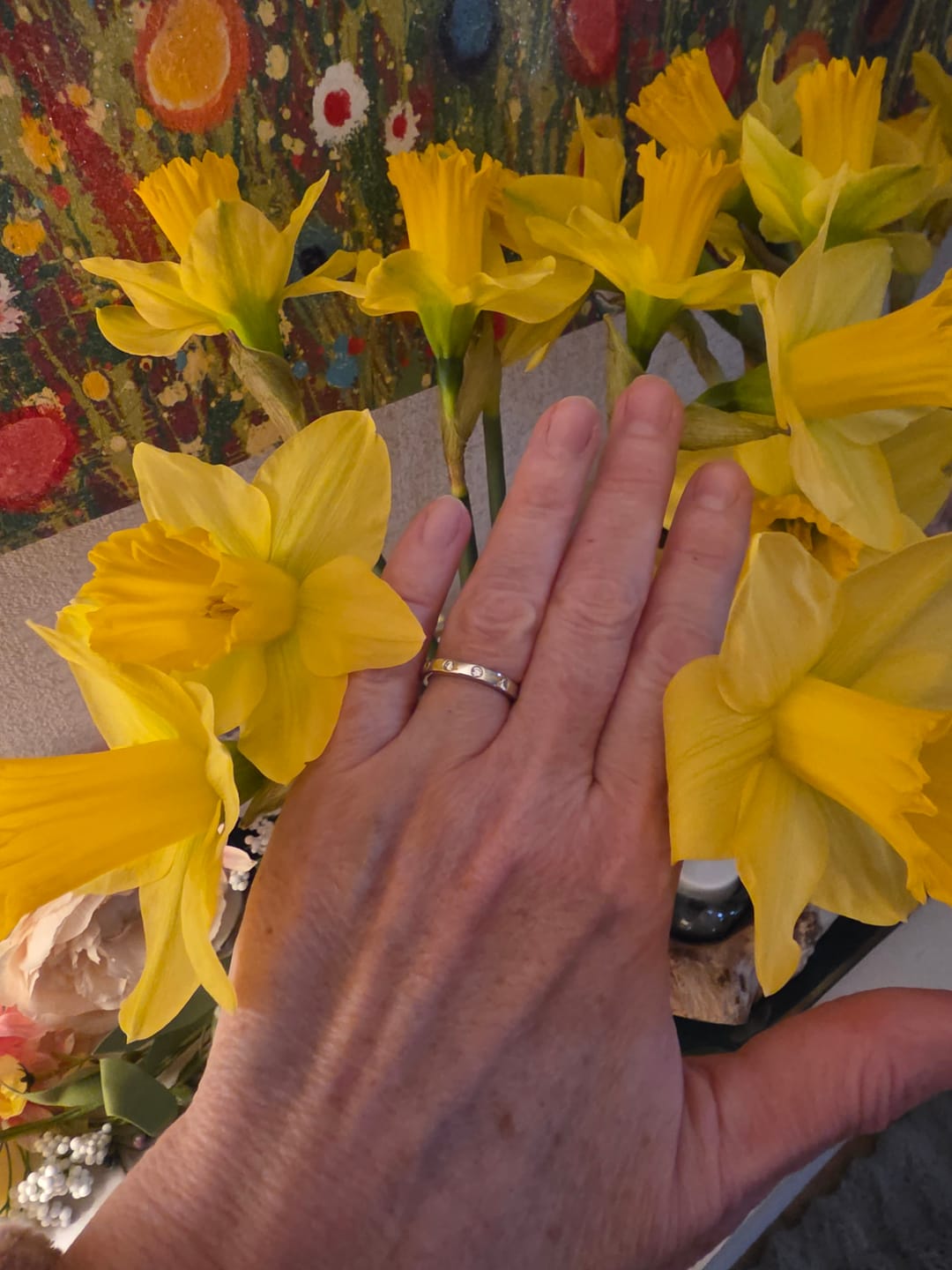 Customer photo review of Versa Lab Grown Diamond Band Ring