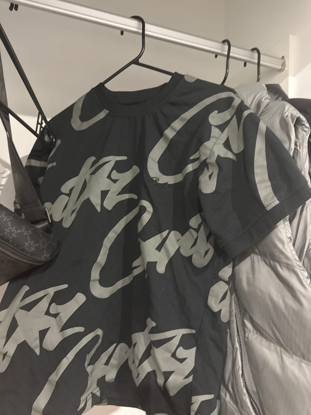 Customer photo review of Corteiz Alcatraz Full Print T-Shirt Black