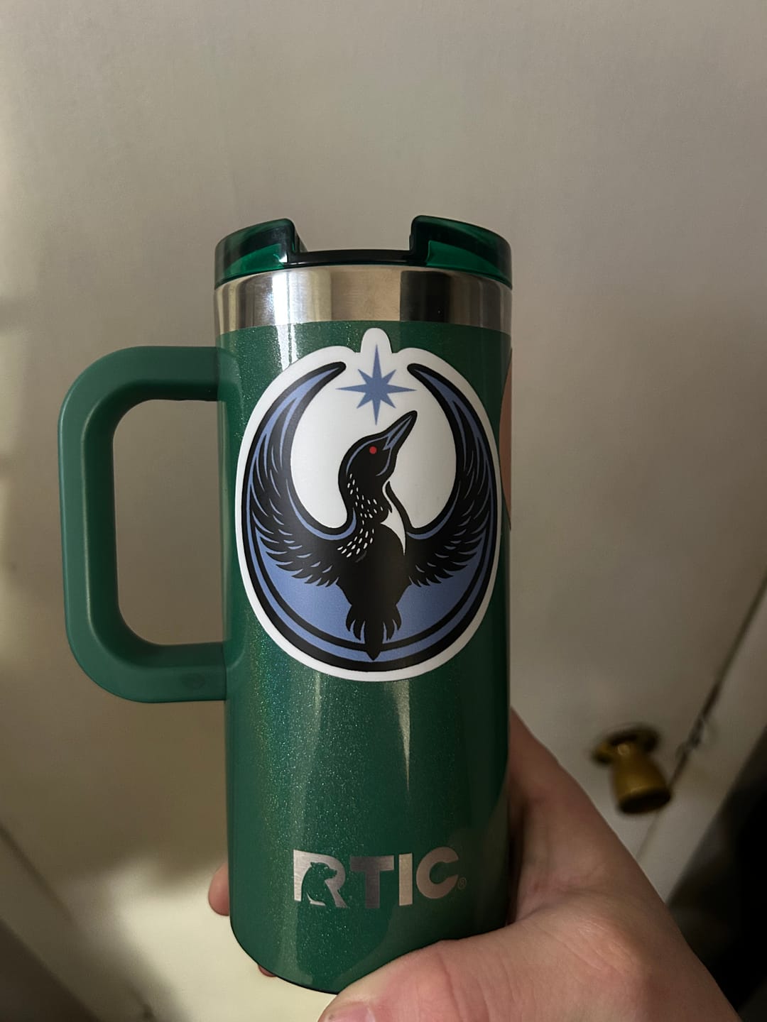 Customer photo review of Rebel Loon Sticker