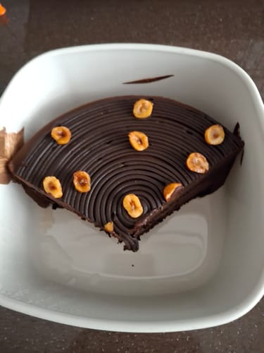 Customer photo review of Belgian Chocolate Mousse Cake