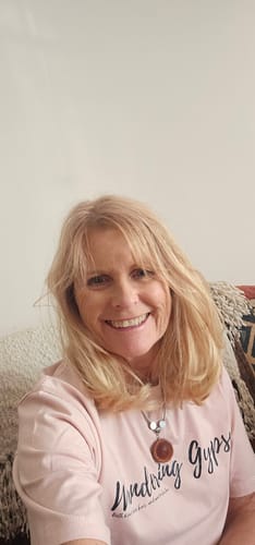 Reviewer with thicker, healthy-looking blonde hair after using Hair Food.