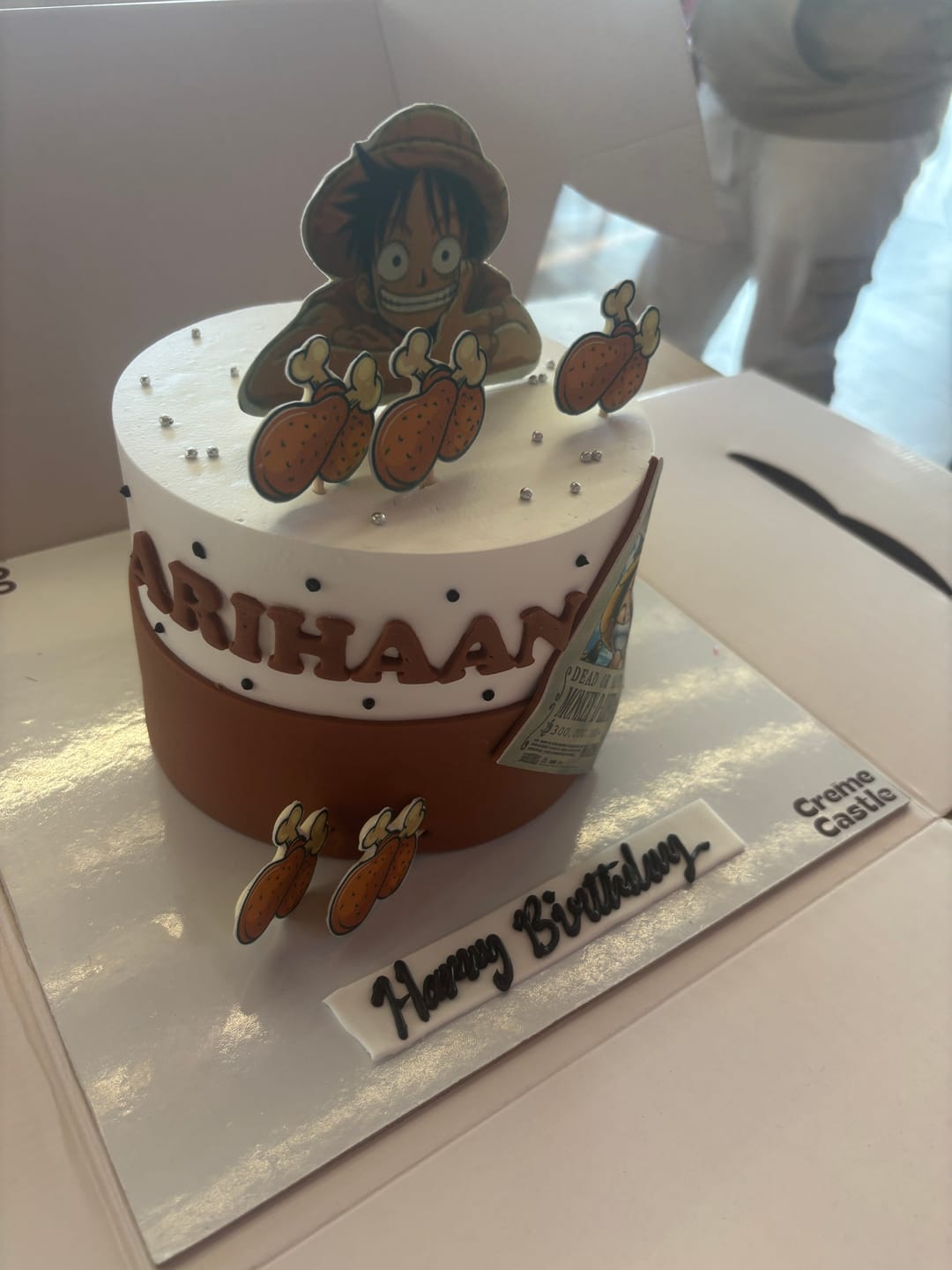 Customer photo review of One Piece Theme Cake