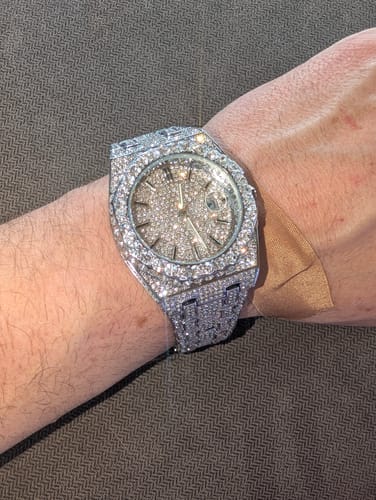 Customer photo review of Starry Sky Diamond-Studded Watch