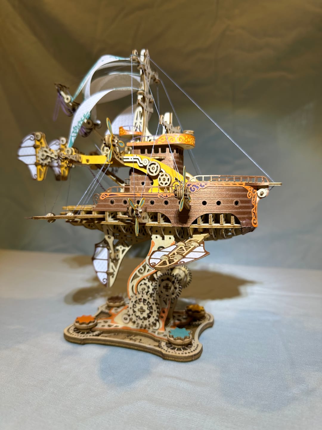 Customer photo review of Rokrgeek Handcrafted Masterpiece Fantasy Airships