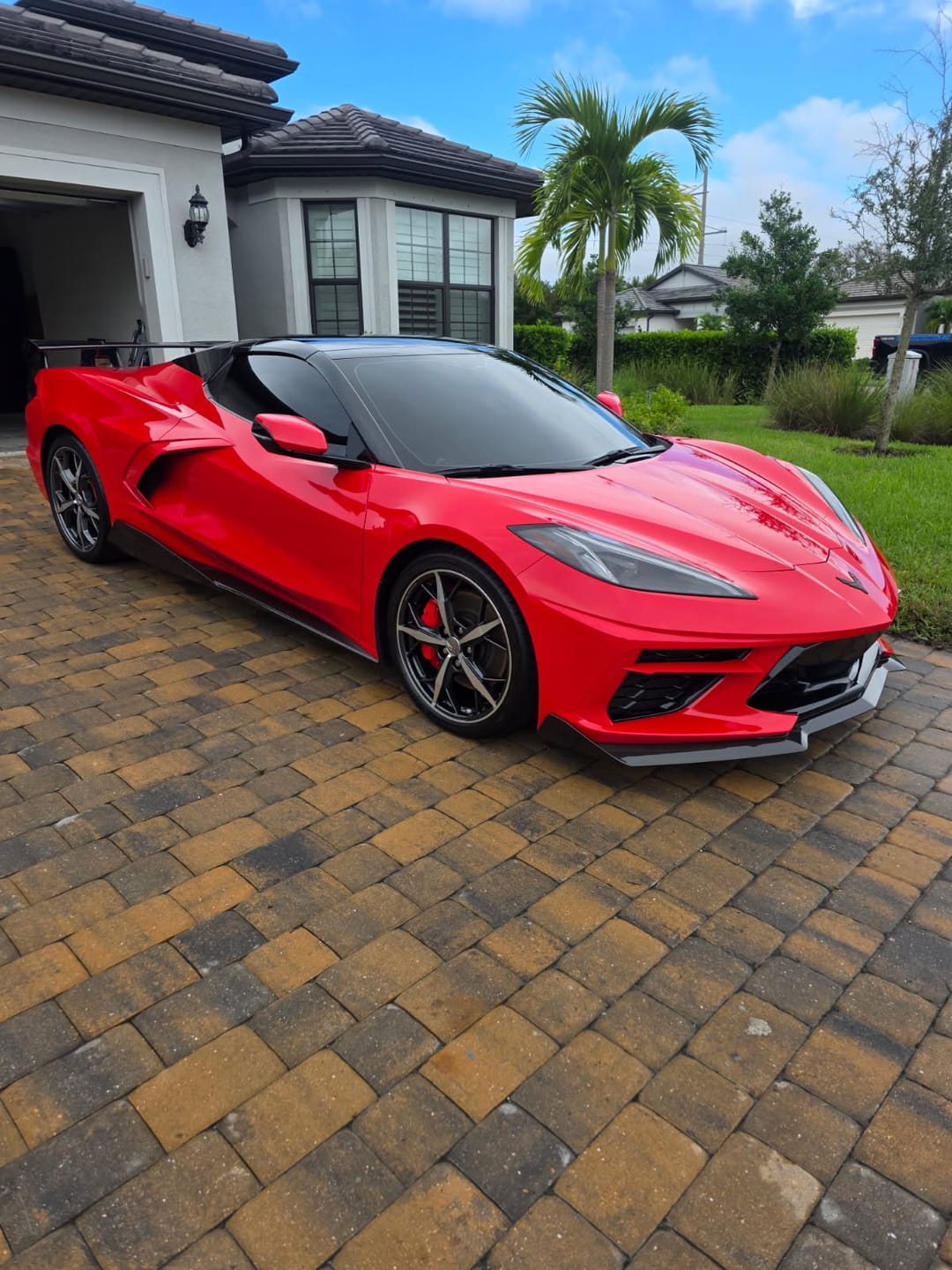 Customer photo review of Corvette C8 Front Splitter [5VM Package]