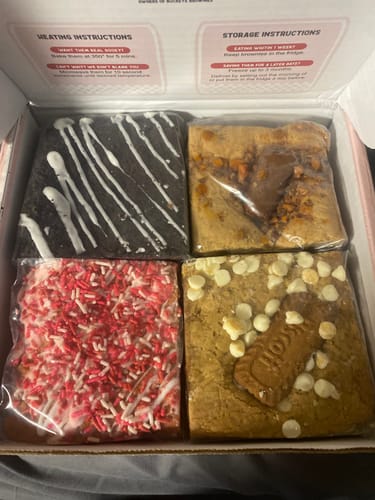 Customer photo review of The Classics - Cookies and Cream Fudge Brownie Cups