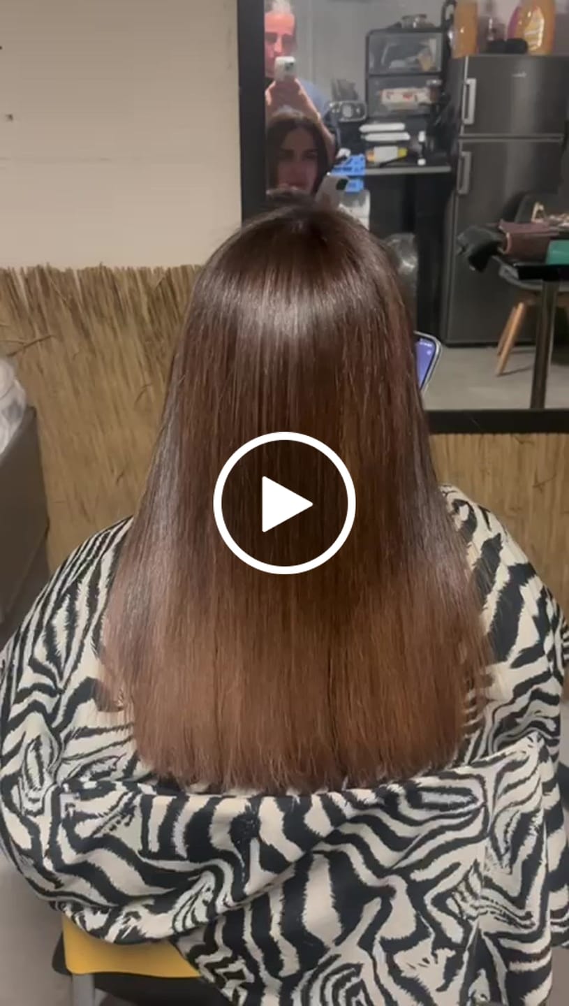 Customer video review of Lissage Au Tanin Salvatore Blue Gold