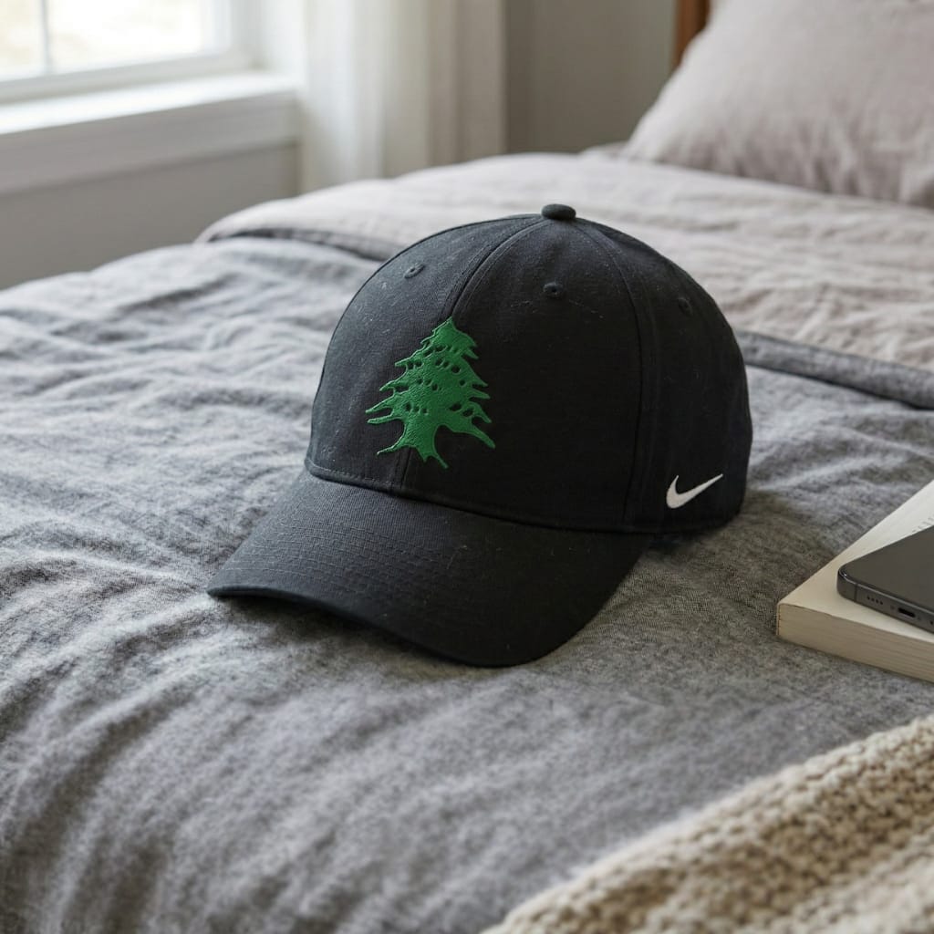 Customer photo review of Nafas Lebanese Cedar Embroidered Cap
