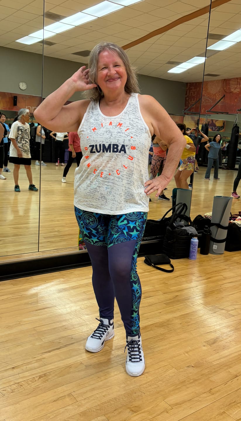 Customer photo review of Zumba Mid Air Techno Lite