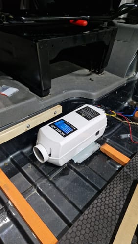 Customer photo review of Air Bluetooth Diesel Air Heater 2kW, 5kW & 8kW 12V/24V