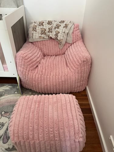 Customer photo review of DODO LOUNGE CHAIR - CHANNEL CORD SOFT CAROL