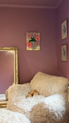 Customer photo review of DODO LOUNGE CHAIR - FAUX FUR CAFE CREME