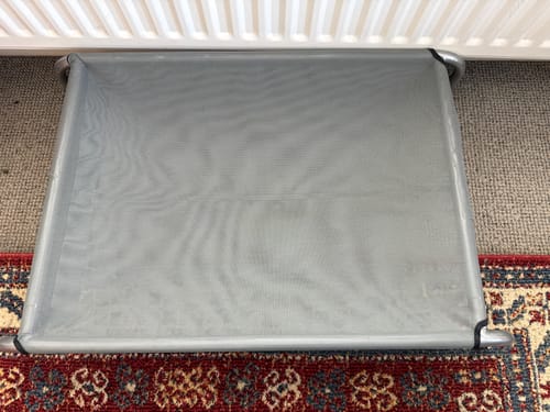 Customer photo review of HiK9 Bed with Grey Mesh Cover