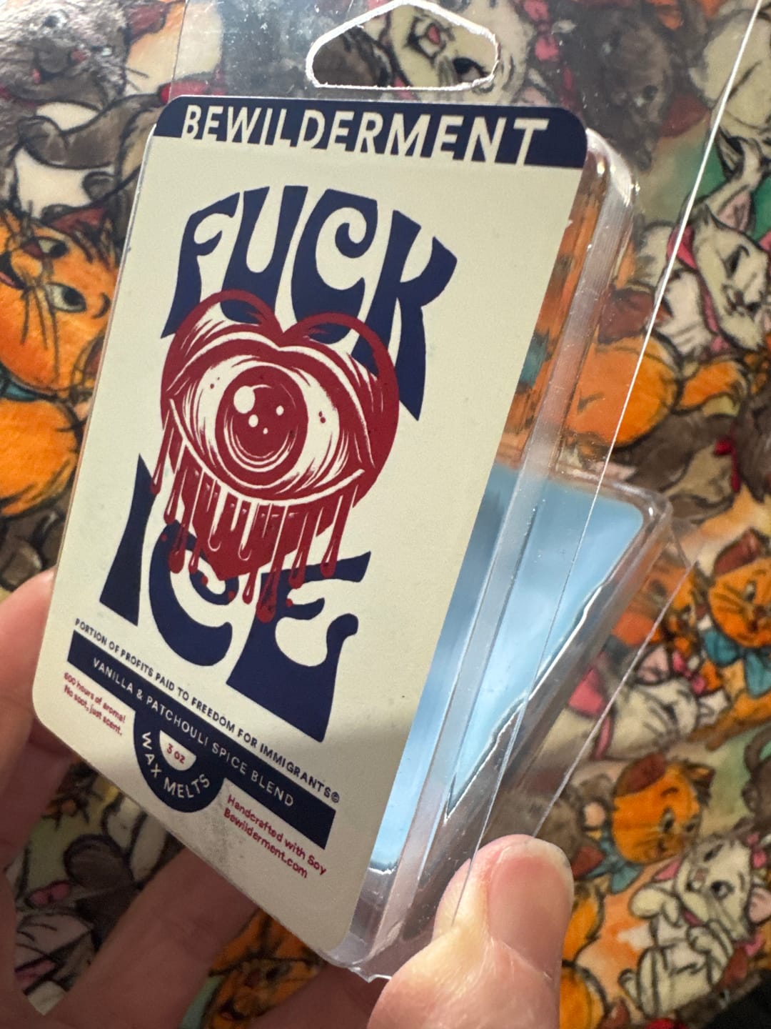 Customer photo review of Fuck ICE Wax Melts