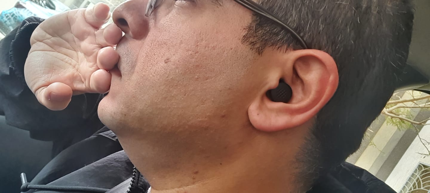 Customer photo review of NOVA™ Earplugs