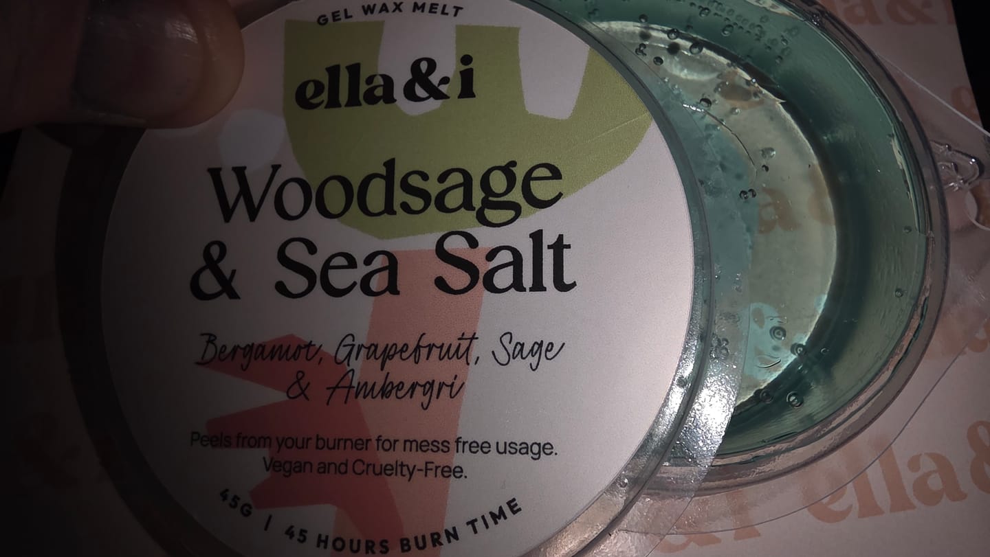 Customer photo review of Woodsage & Sea Salt Gel Melt
