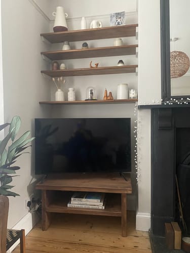 Customer photo review of Bedford Solid Wood Tv Stand | Media Unit
