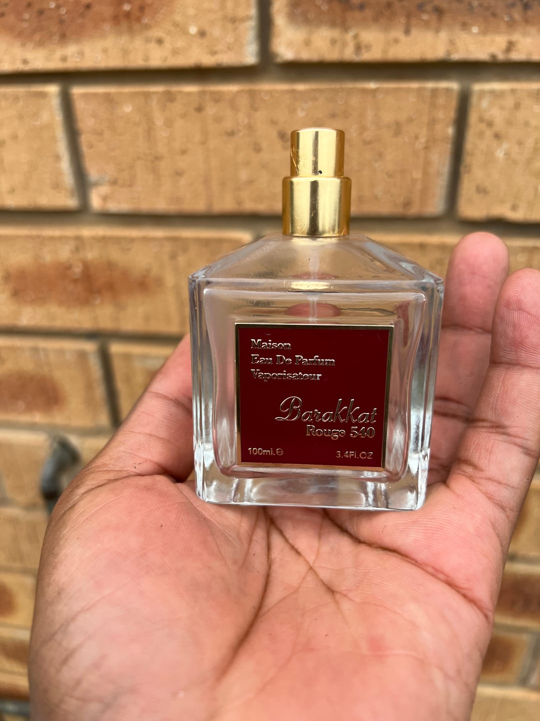 Customer photo review of Barakkat Rouge 540 EDP 100ml