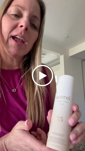 Customer video review of Clearly Zinq® Tinted Hydrating Facial SPF 35 + Growth Factor Sunscreen Mineral Gel/Primer