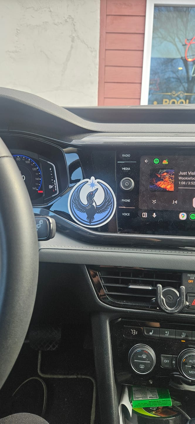 Customer photo review of Rebel Loon Sticker