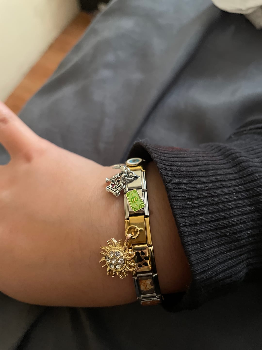 Customer photo review of Charm Colgante viaje avion