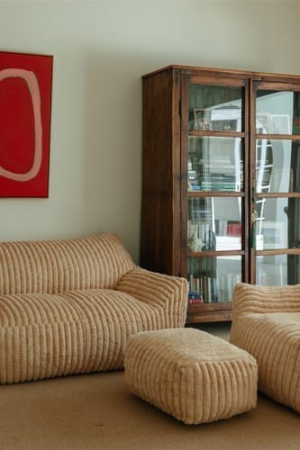 Customer photo review of DODO TWO-SEATER LOUNGE - CHANNEL CORD SANDSTONE