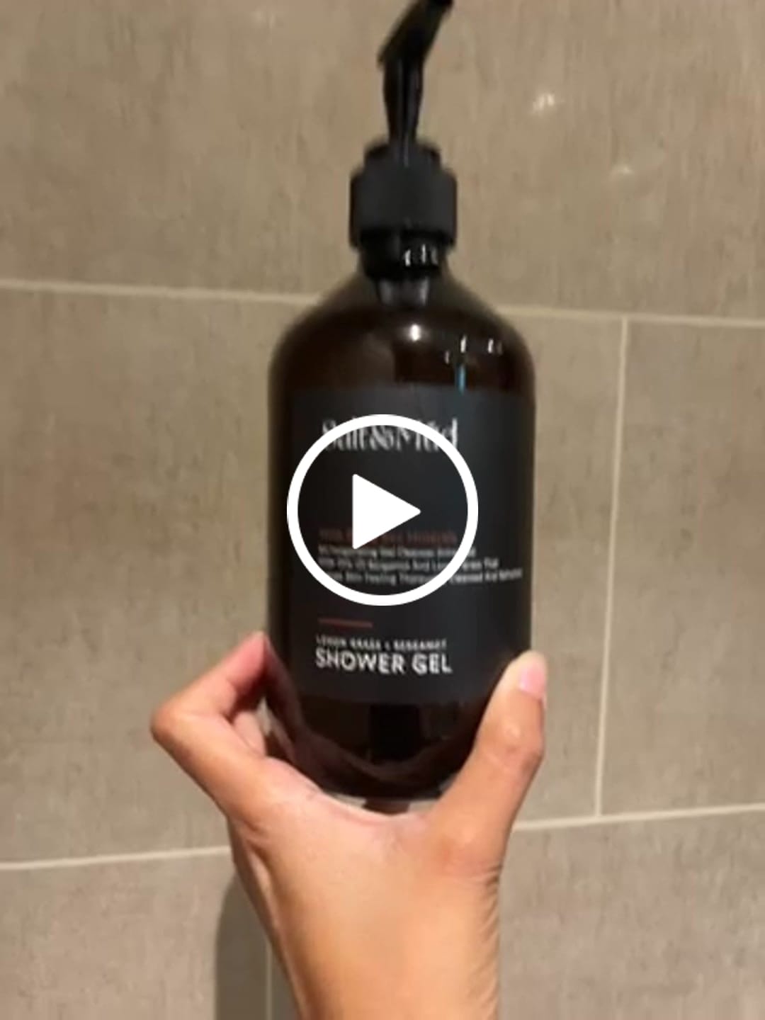 Customer video review of Shower Gel With Dead Sea Minerals 500ml