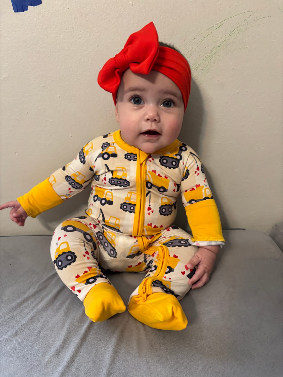 Customer photo review of Valentines Day Construction Zippy "Love at first site"