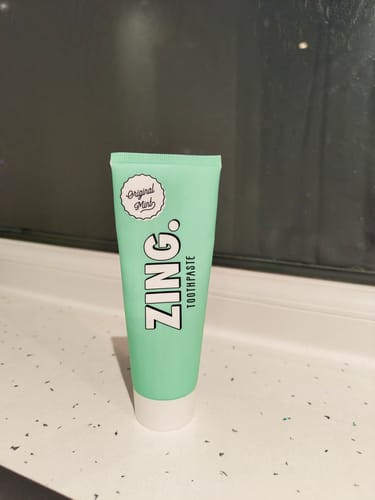 Customer photo review of Original Mint Toothpaste