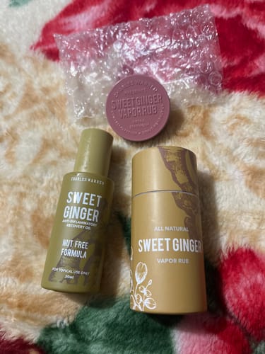Customer photo review of Extra Strength Sweet Ginger Vapor Rub [Compact]