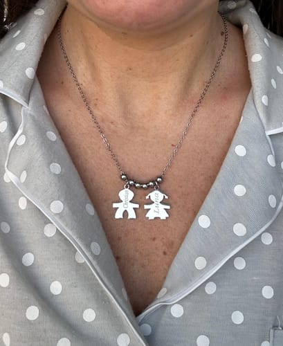 Customer photo review of Collana con bambini - I Miei Tesori
