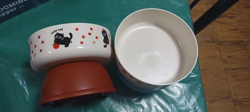 Customer photo review of CT1498 1 Pieza De Tazón Para Mascota