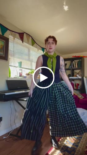 Customer video review of FRIDA PANTS | STRIKE CHEX X STRIKE STRIPE
