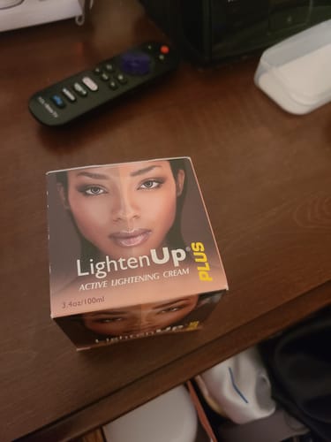 Customer photo review of LightenUp Plus Active Brightening Cream 100ml / 3.4 fl oz
