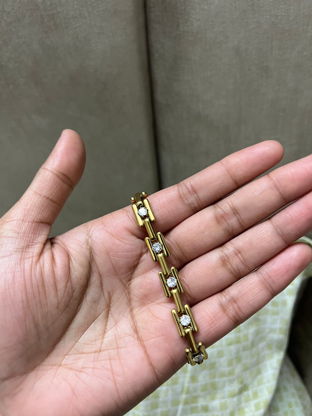 Customer photo review of Vault Chain Bracelet