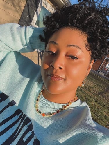 Customer photo review of Gold Solstice Gemstone Bundle (Necklace & Bracelet)