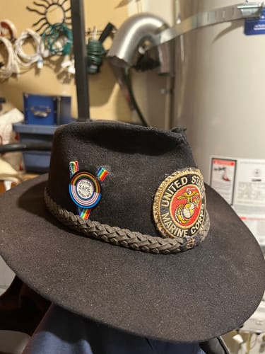 Customer photo review of You Are Safe With Me Pin