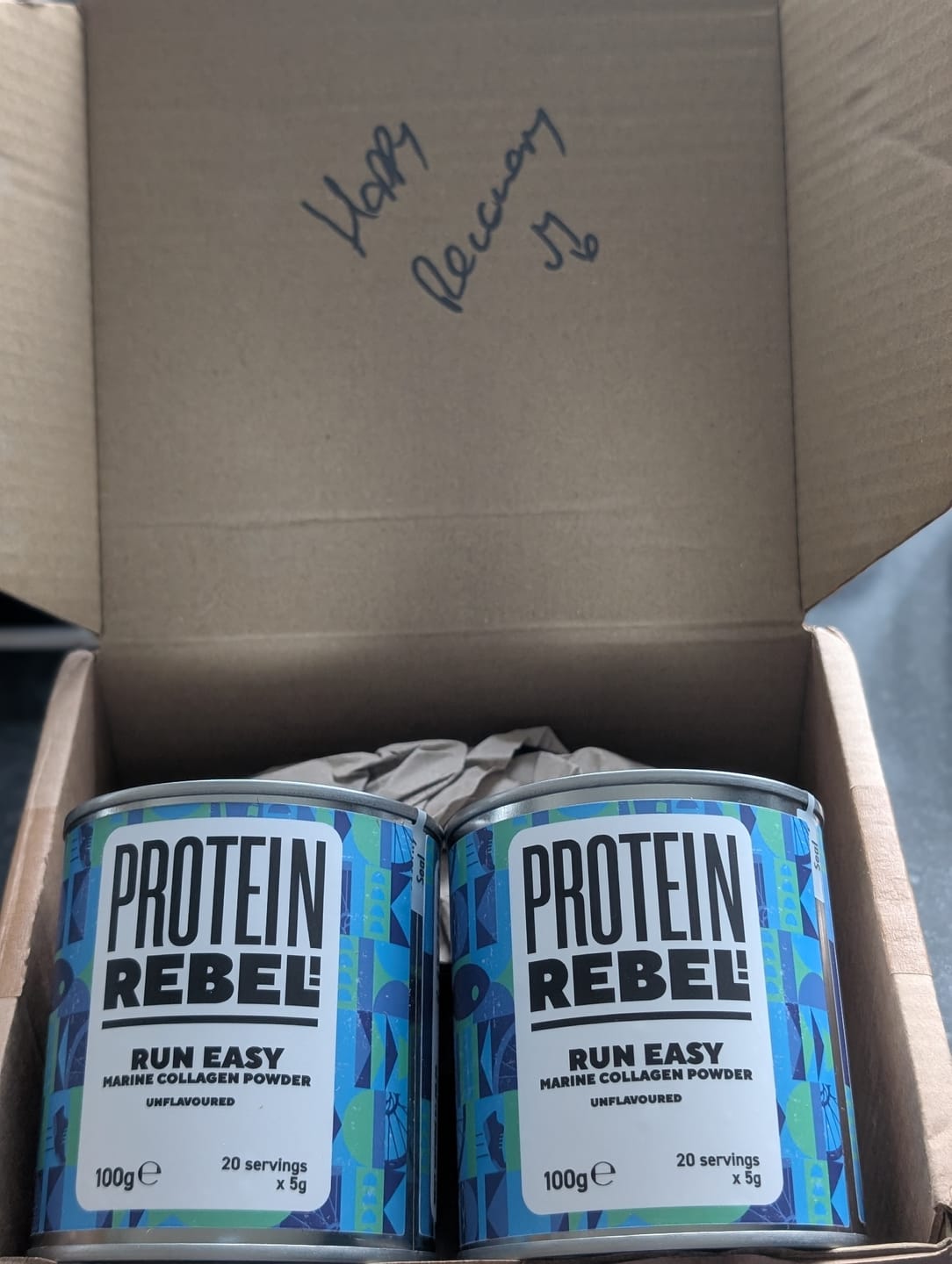 Customer photo review of Marine Collagen for Joint Strength & Faster Recovery