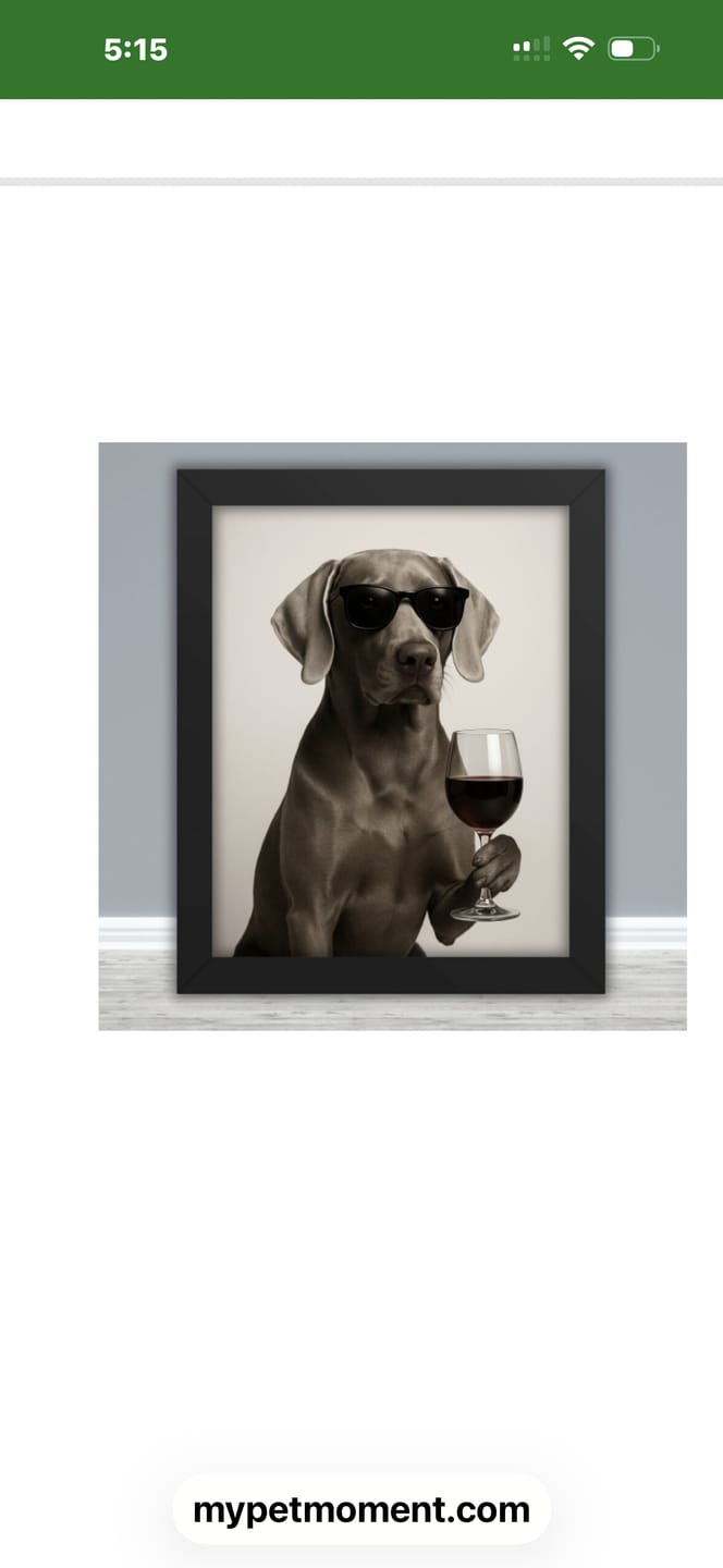 Customer photo review of The Yellow Ball - Personalized Poster