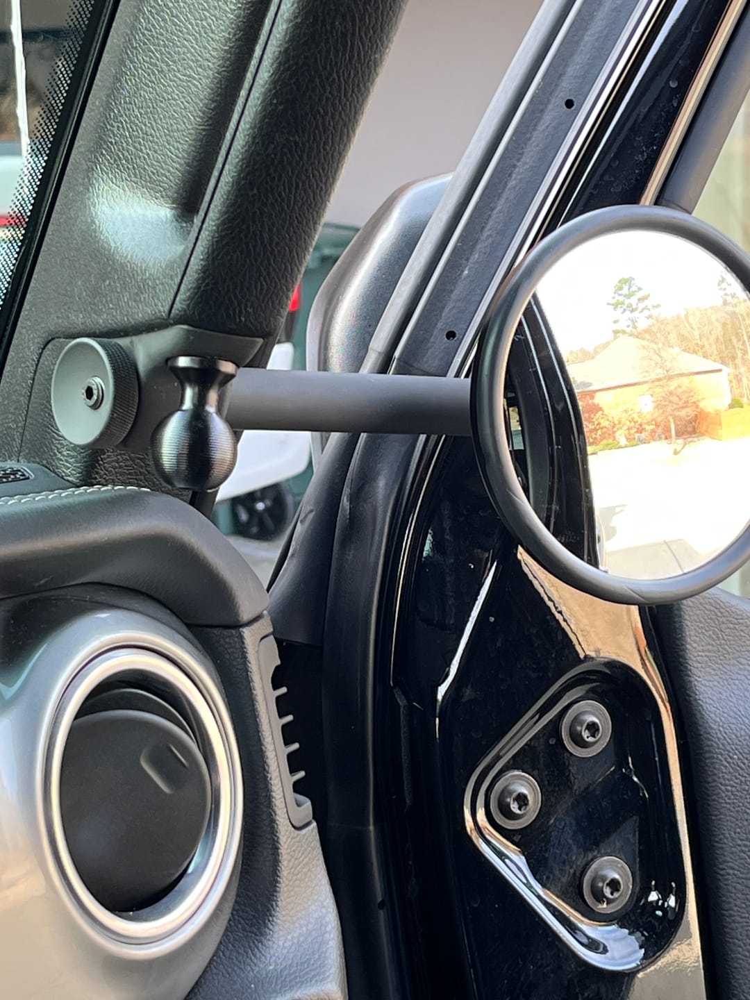 Customer photo review of A-PILLAR SIDE MIRRORS Set FOR 2018 - 2023 JEEP WRANGLER JL & GLADIATOR - CMM OFFROAD