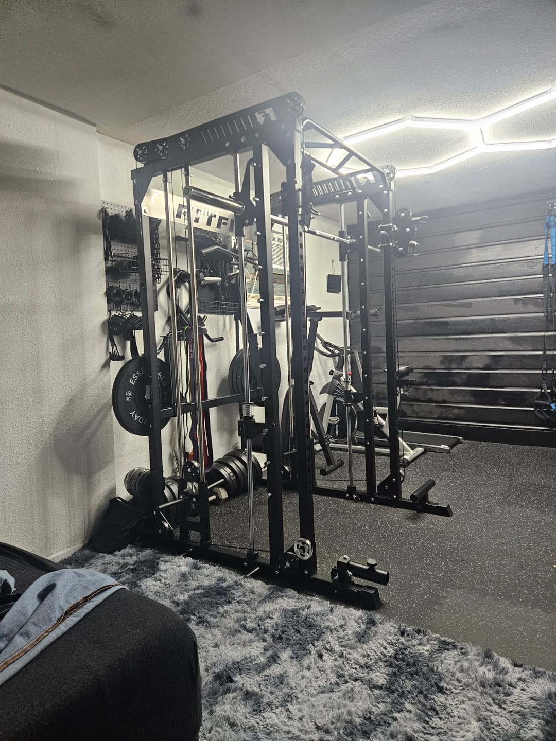 Customer photo review of RitFit M1 PRO Multi-Functional Smith Machine with Cable Crossover System and Squat Rack for Home Gym