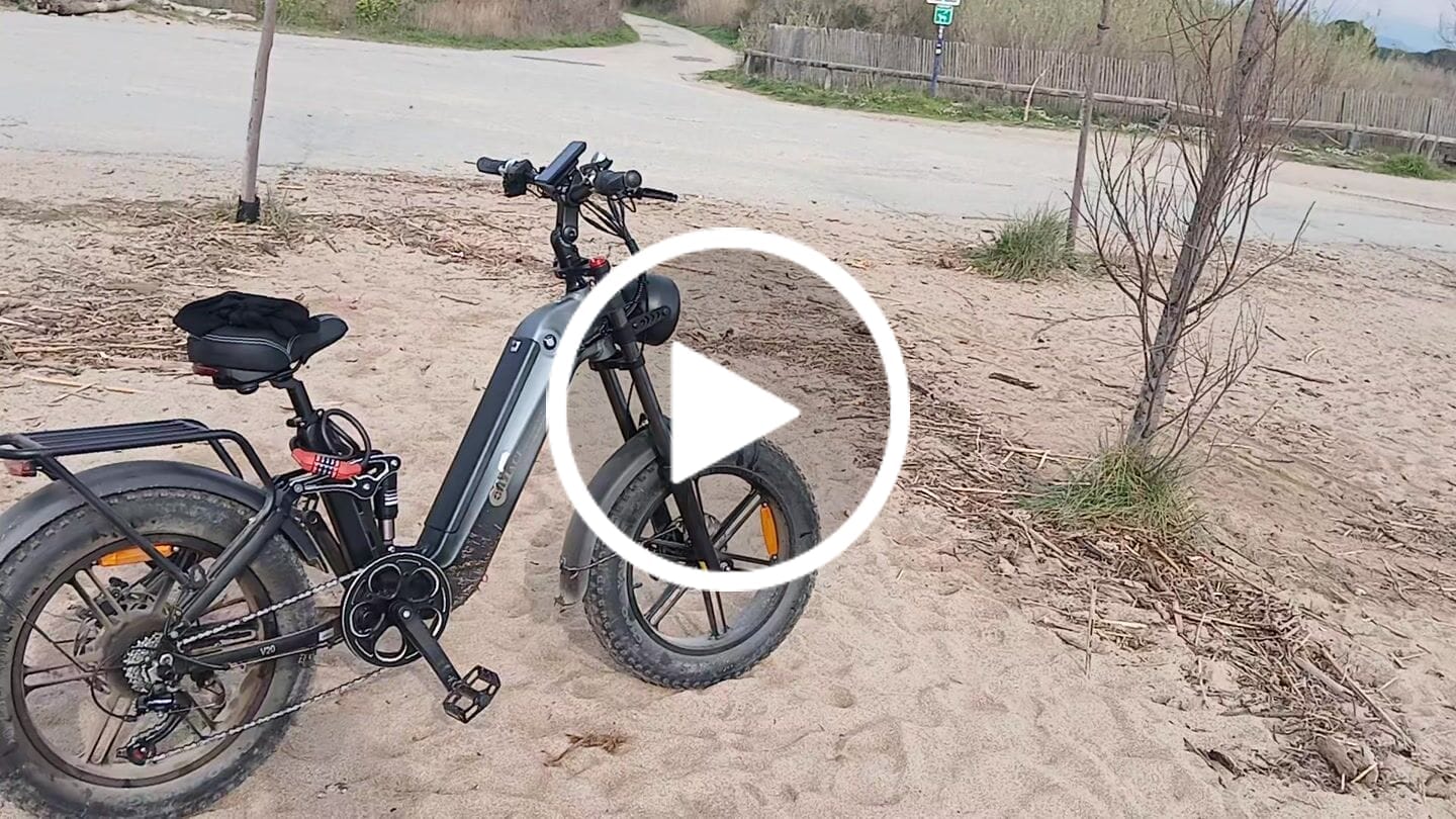 Customer video review of CMACEWHEEL V20 Electric Bike Brake pads