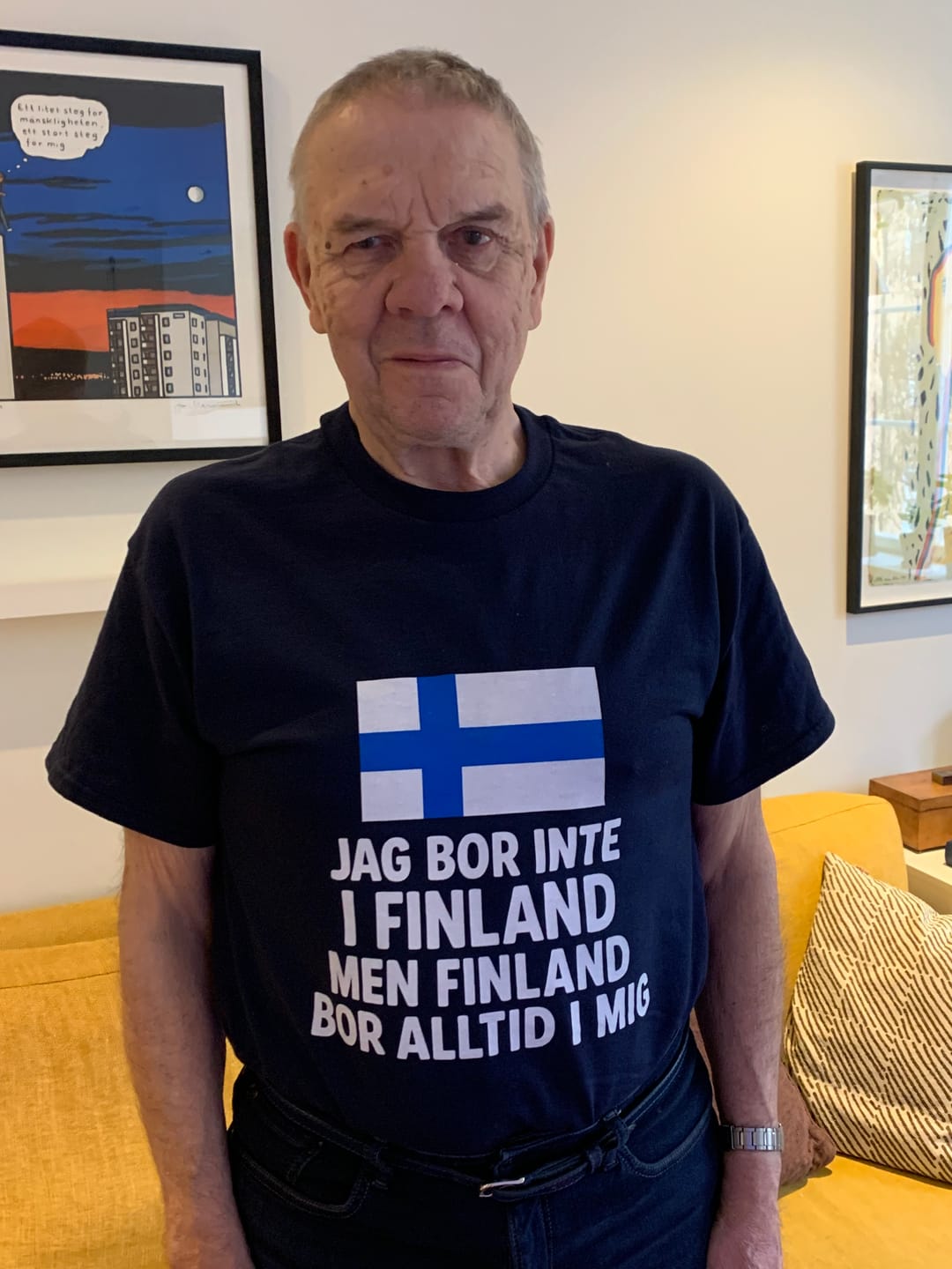 Customer photo review of Finland i hjärtat-tröjan