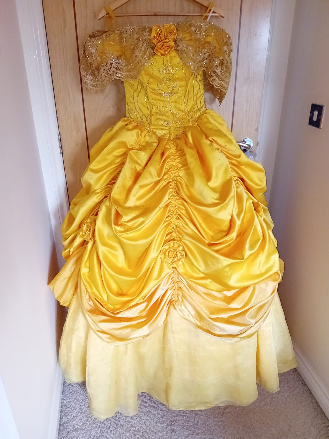 Customer photo review of Premium 100% Polyester Satin 60" Wide - Variations Available