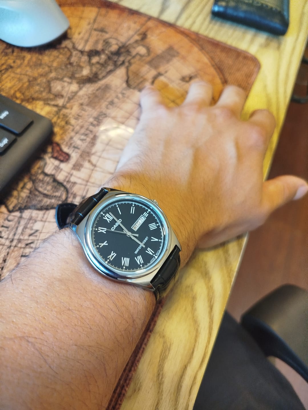 Customer photo review of Reloj Casio Análogo MTP-V006L-1B Negro