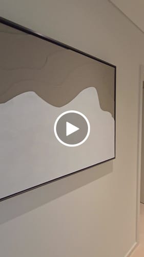 Customer video review of Echoes Of Earth Wood Curving Painting 160x80cm SOASAMPLE005