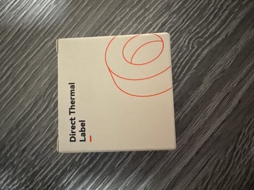 Customer photo review of Round Label Tape for D11, D110, D101